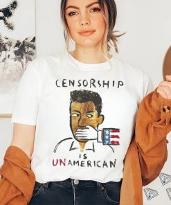 Men’s Travis Scott Censorship is Unamerican shirt