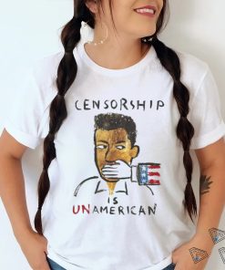 Men’s Travis Scott Censorship is Unamerican shirt