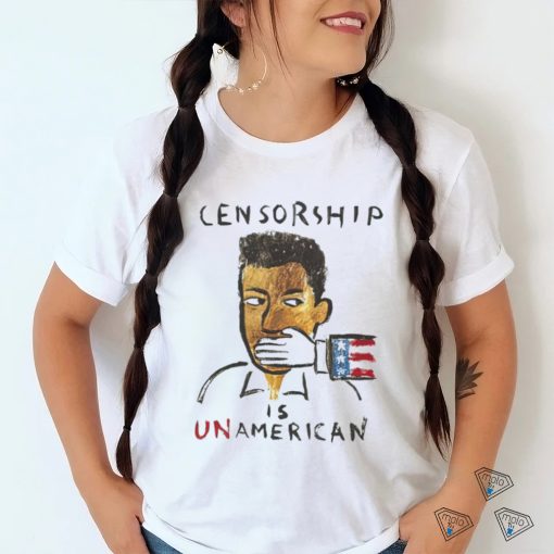 Men’s Travis Scott Censorship is Unamerican shirt