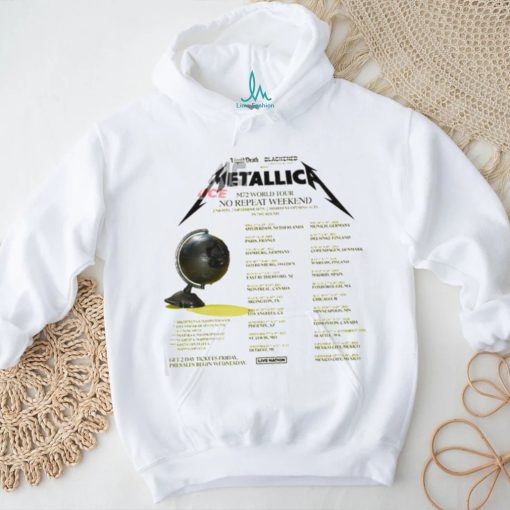 Merch Metallica New Album Shirt Metallica World Tour 2023 T Shirt