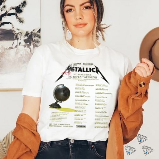 Merch Metallica New Album Shirt Metallica World Tour 2023 T Shirt