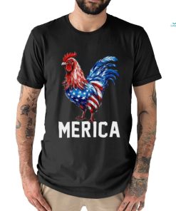 Merica Chicken USA Flag Independence Day Chicken Classic T Shirt