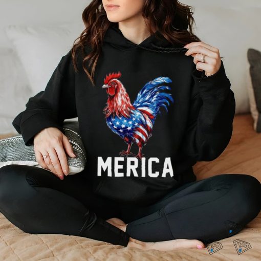 Merica Chicken USA Flag   Independence Day Chicken Classic T Shirt