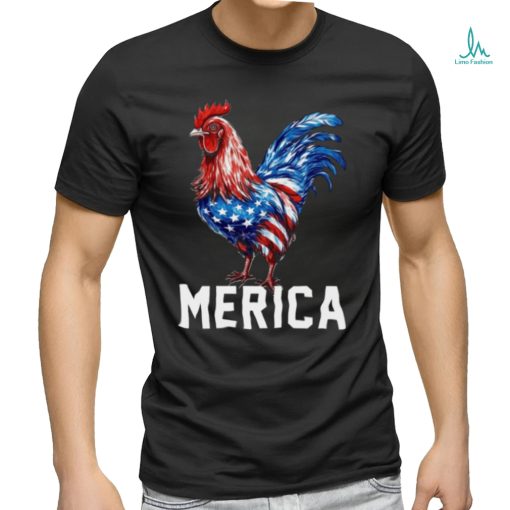 Merica Chicken USA Flag   Independence Day Chicken Classic T Shirt