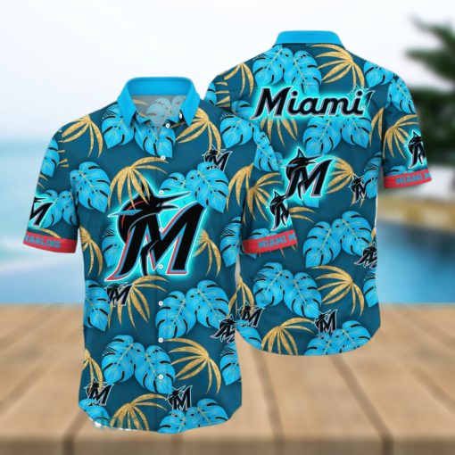 Miami Marlins MLB Flower Hawaiian Shirt Impressive Gift For Fans