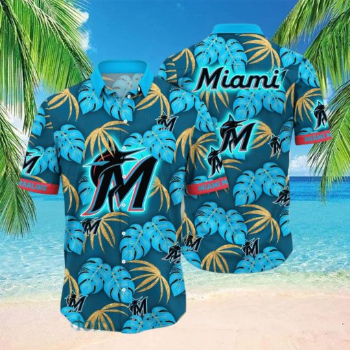 Miami Marlins MLB Flower Hawaiian Shirt Impressive Gift For Fans