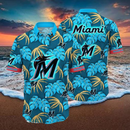 Miami Marlins MLB Flower Hawaiian Shirt Impressive Gift For Fans