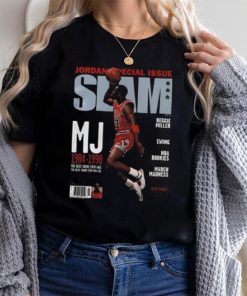 Michael Jordan Chicago Bulls Slam Cover NBA Tee Shirt