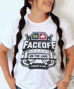 Michigan Wolverines and Ohio State Buckeyes Faceoff Firstenergy Stadium on the Lake 2023 shirt