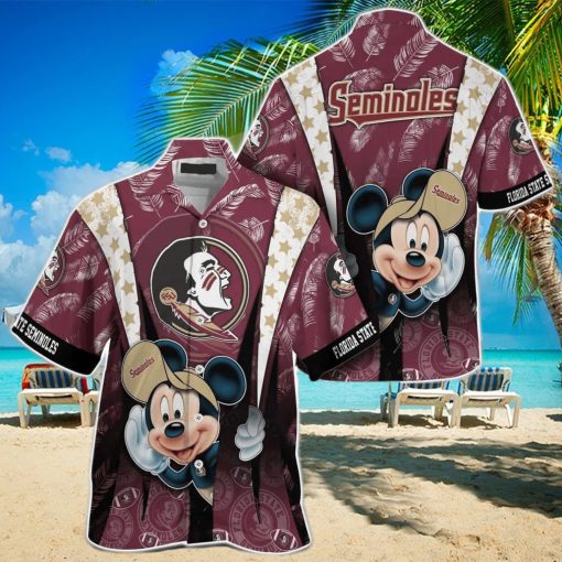 Mickey Lovers NCAA Florida State Seminoles Hawaiian Shirt Beach Gift For Friend