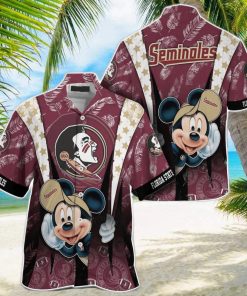 Mickey Lovers NCAA Florida State Seminoles Hawaiian Shirt Beach Gift For Friend