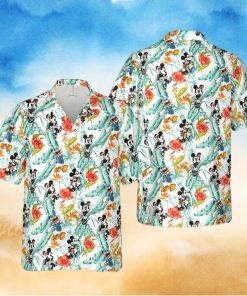 Mickey Minnie Donald Duck Tropical Hawaiian shirt