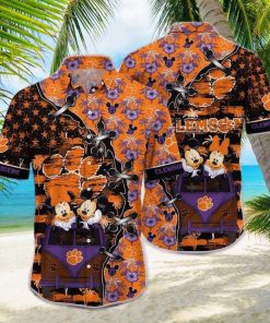 Mickey Mouse Disney NCAA Clemson Tigers Hawaiian Shirt Beach Lovers Gift