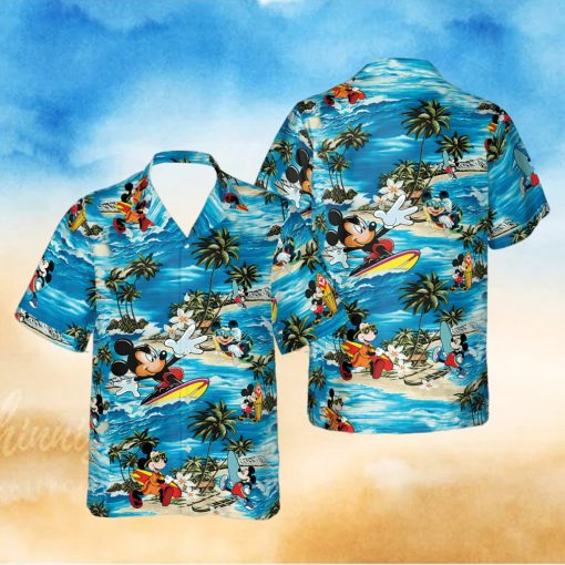 Mickey Mouse Hawaiian Shirt Summer Button Up hawaiian shirt