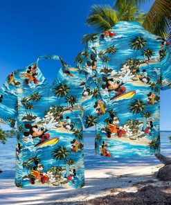 Mickey Mouse Hawaiian Shirt Summer Button Up hawaiian shirt