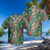 Red Aloha Budweiser Beer Funny Hawaiian Shirt Beach Pattern