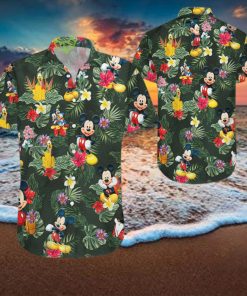 Mickey Mouse Hibicus Hawaiian Shirt