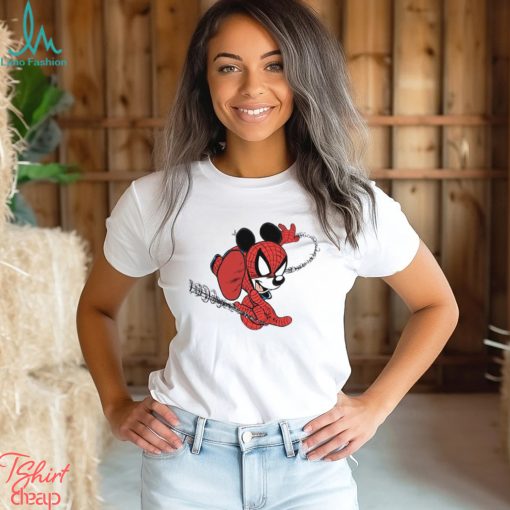 Mickey Mouse X Spider Man Disney Variant art shirt