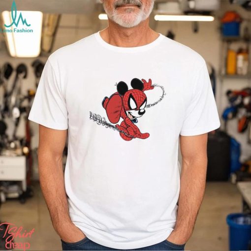 Mickey Mouse X Spider Man Disney Variant art shirt