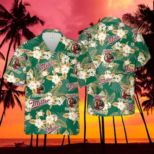 Miller High Life Beer Hawaiian Shirt