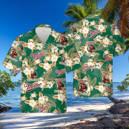 Miller High Life Beer Hawaiian Shirt