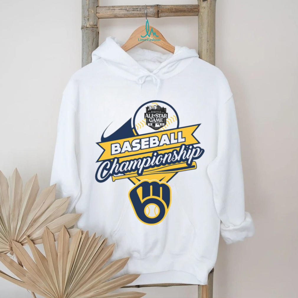 Official milwaukee brewers baseball champions seattle all star game 2023  logo shirt - Limotees