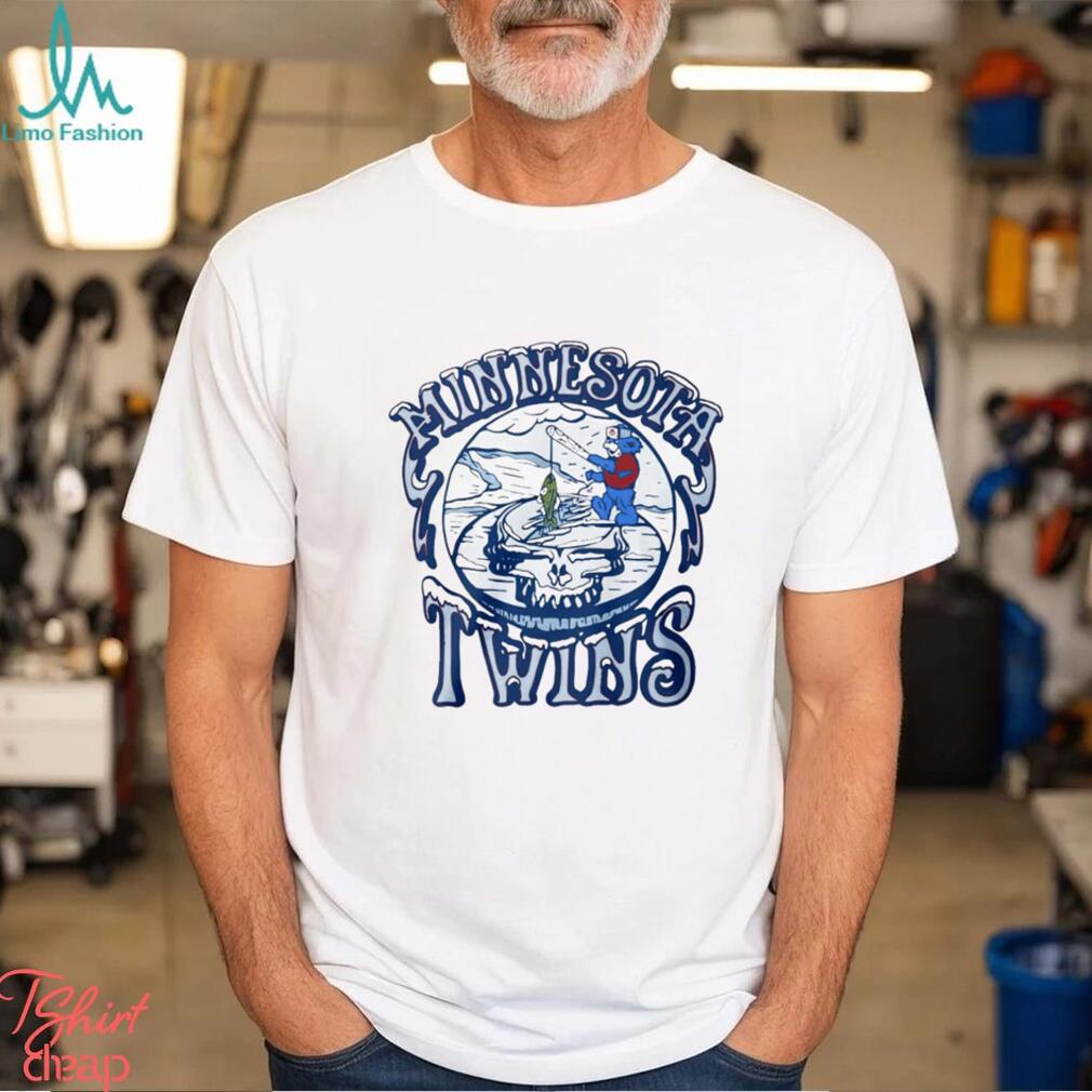 Minnesota Twins Grateful Dead fishing logo shirt - Limotees