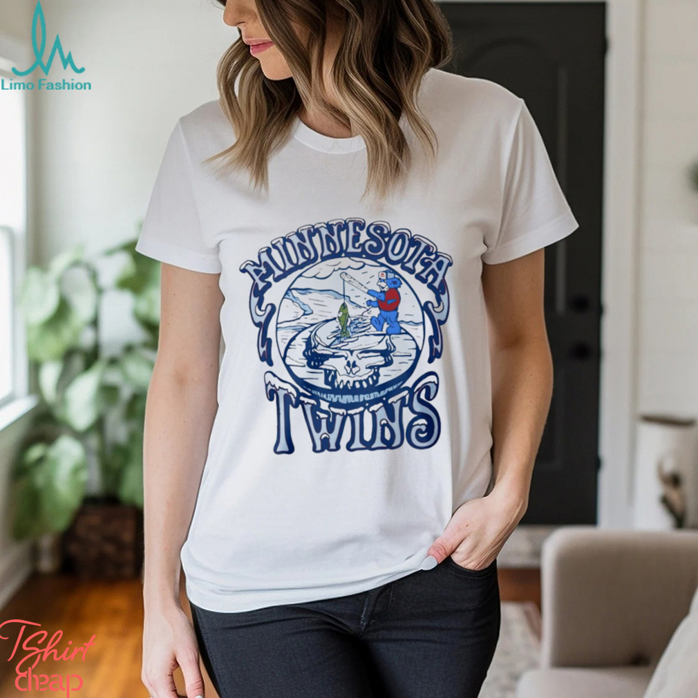 Minnesota Twins Grateful Dead fishing logo shirt - Limotees