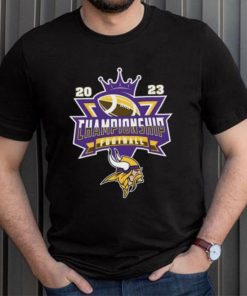Minnesota Vikings 2023 Championship Football NFL logo T shirt