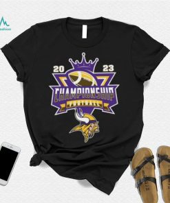 Minnesota Vikings 2023 Championship Football NFL logo T shirt
