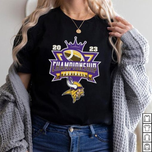 Minnesota Vikings 2023 Championship Football NFL logo T shirt