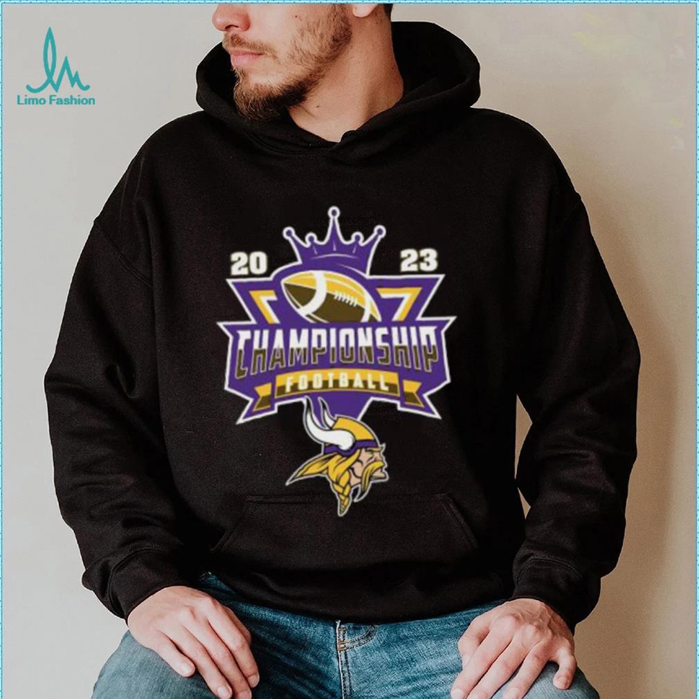 Minnesota Vikings 2023 Championship Football NFL logo T-shirt, hoodie,  sweater, long sleeve and tank top