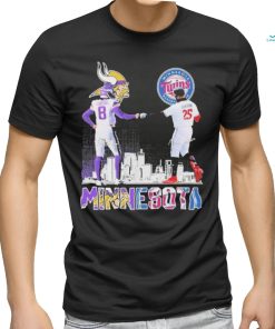 Minnesota Vikings Cousins And Twins Buxton Signatures Shirt