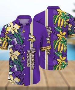 Minnesota Vikings NFL Flower Hawaiian Shirt Unique Gift For Fans