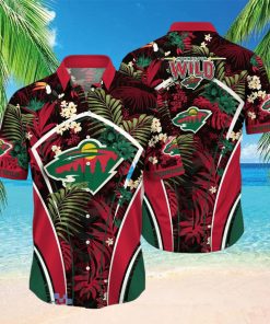 Minnesota Wild NHL Flower Hawaiian Shirt Special Gift For Men Women Fans