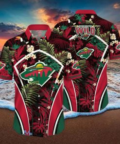 Minnesota Wild NHL Flower Hawaiian Shirt Special Gift For Men Women Fans