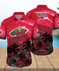 Minnesota Wild NHL Flower Hawaiian Shirt Style Gift For Fans