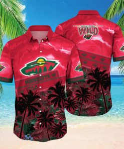 Minnesota Wild NHL Flower Hawaiian Shirt Style Gift For Fans