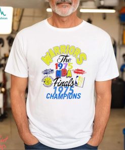 Mitchell and Ness Golden State Warriors the 1975 NBA Finals Champions retro shirt