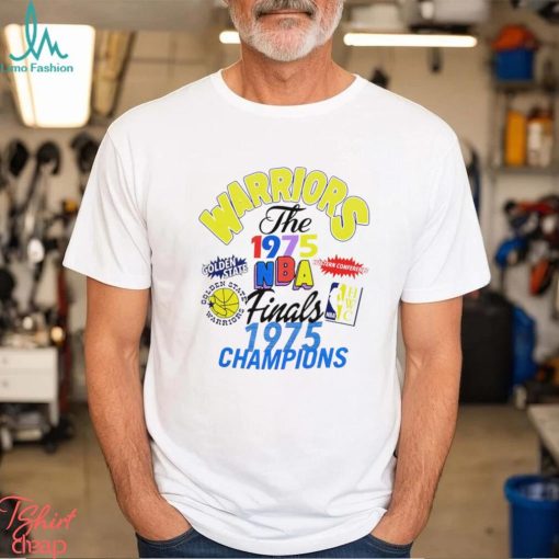 Mitchell and Ness Golden State Warriors the 1975 NBA Finals Champions retro shirt