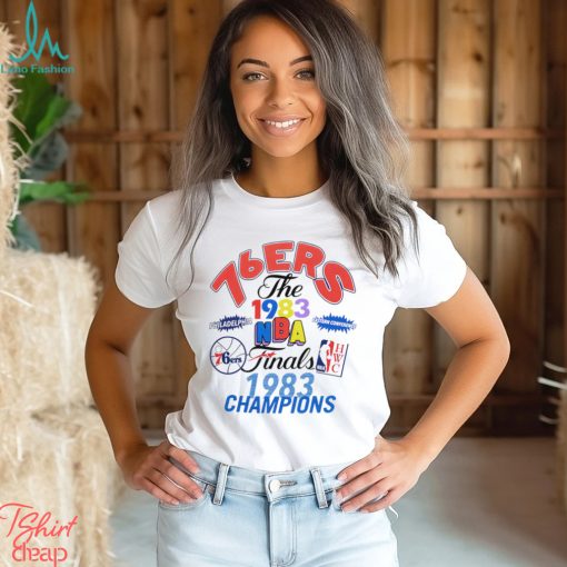 Mitchell and Ness Philadelphia 76ers the 1983 NBA Finals Champions retro shirt