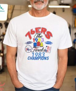 Mitchell and Ness Philadelphia 76ers the 1983 NBA Finals Champions retro shirt