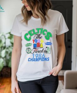 Mitchell and ness boston celtics the 1986 nba finals champions retro shirt