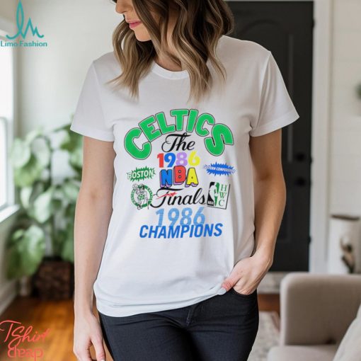 Mitchell and ness boston celtics the 1986 nba finals champions retro shirt