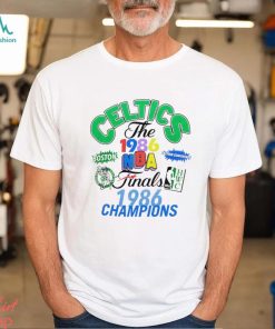 Mitchell and ness boston celtics the 1986 nba finals champions retro shirt