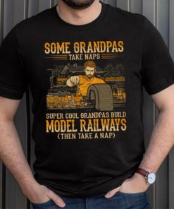 Model Railroad Grandpas Take Naps WDB354 Classic T Shirt