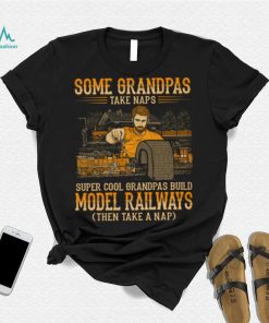 Model Railroad Grandpas Take Naps WDB354 Classic T Shirt