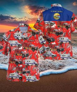 Montana Bigfork Fire Department Hawaiian Shirt