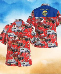 Montana Bigfork Fire Department Hawaiian Shirt