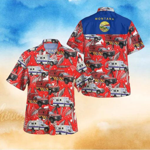 Montana Bigfork Fire Department Hawaiian Shirt